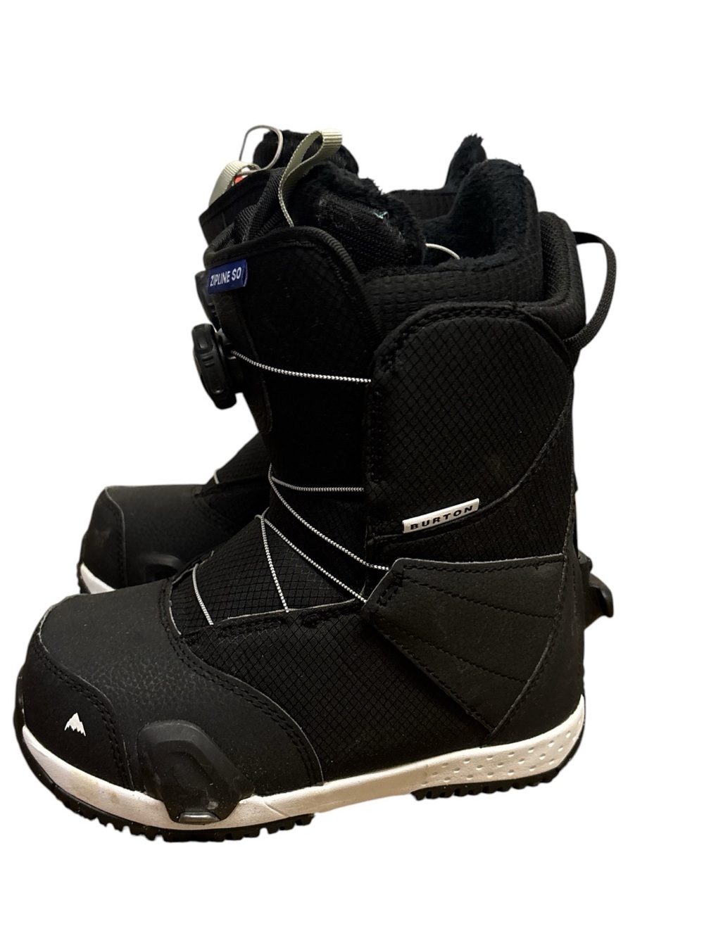 Burton Black Zipline SO Snowboard Boots Kids 5K